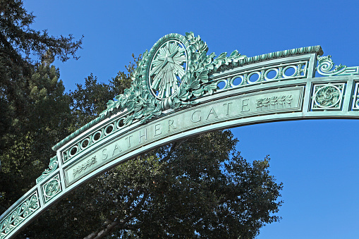 Sather Gate At The University of California, Berkeley